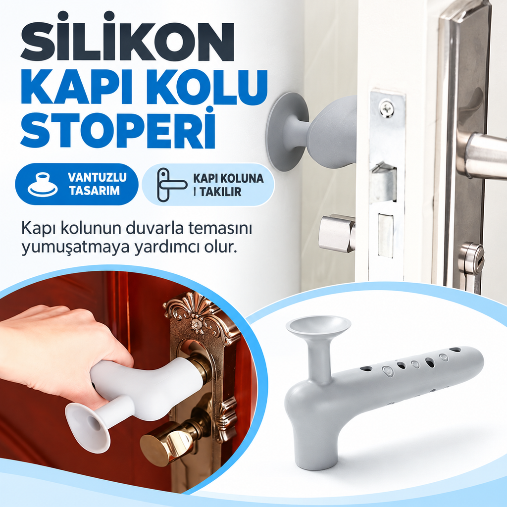 Silikon Kapı Kolu Stoperi - özellik ve kullanım bilgileri