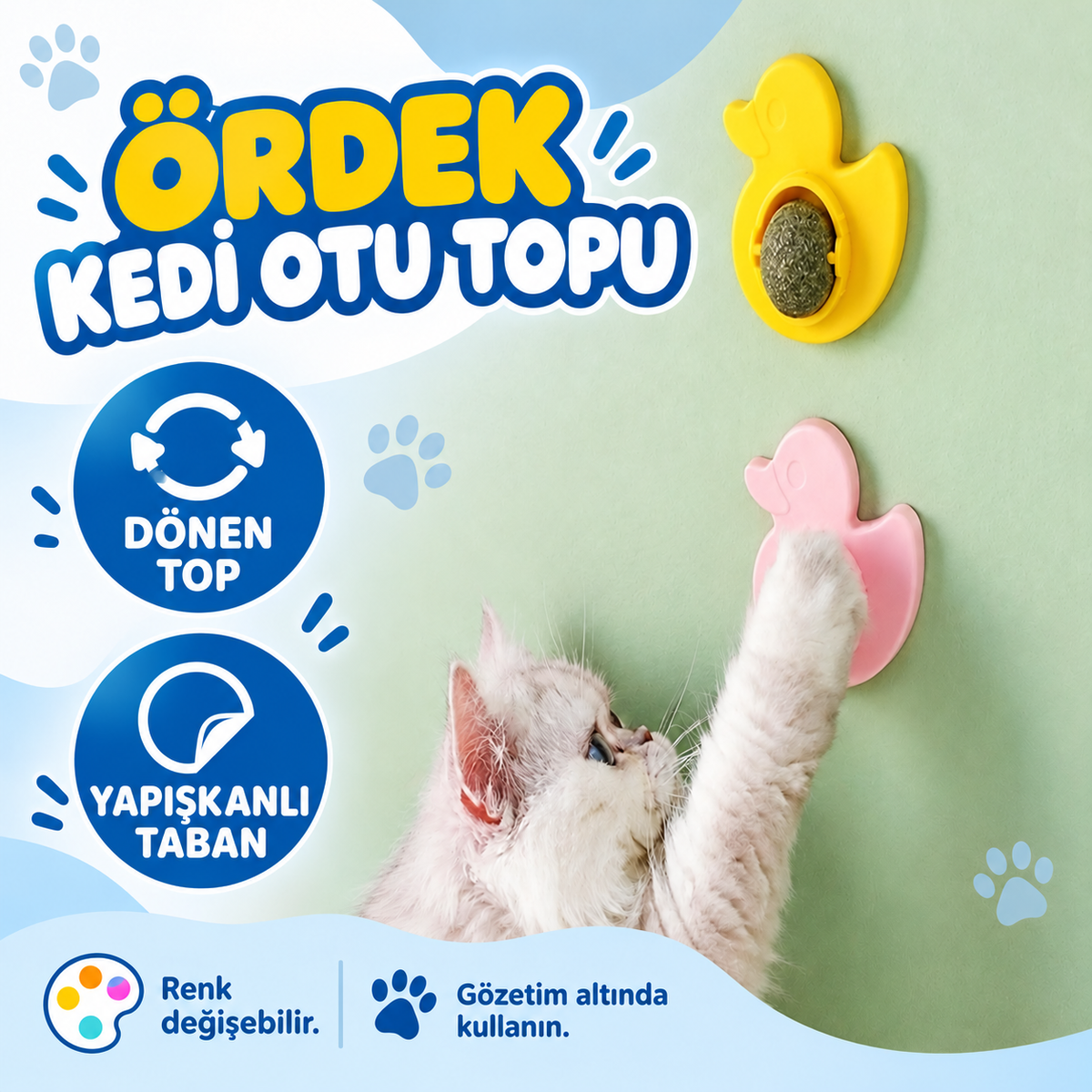 Ördek Kedi Otu Oyun Topu - özellik ve kullanım bilgileri