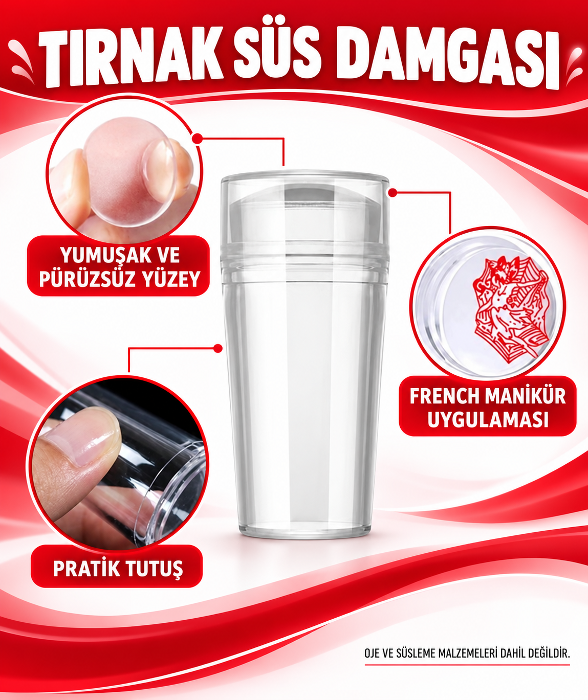 Tırnak Süs Damgası French Stamper - özellik ve kullanım bilgileri