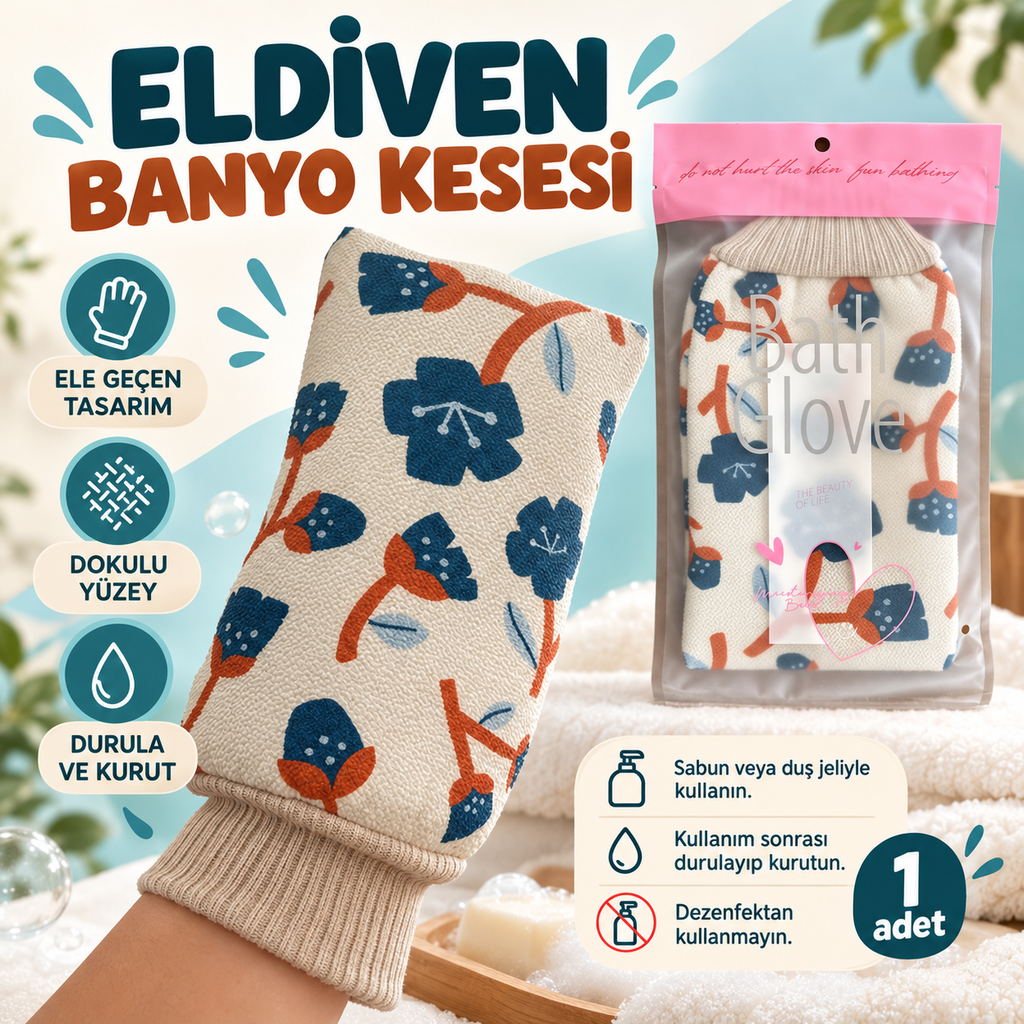 Eldiven Banyo Kesesi - özellik ve kullanım bilgileri