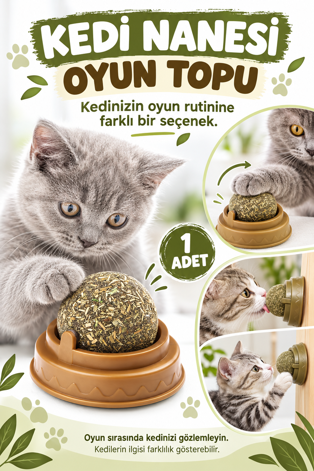 Kedi Nanesi Oyun Topu - özellik ve kullanım bilgileri