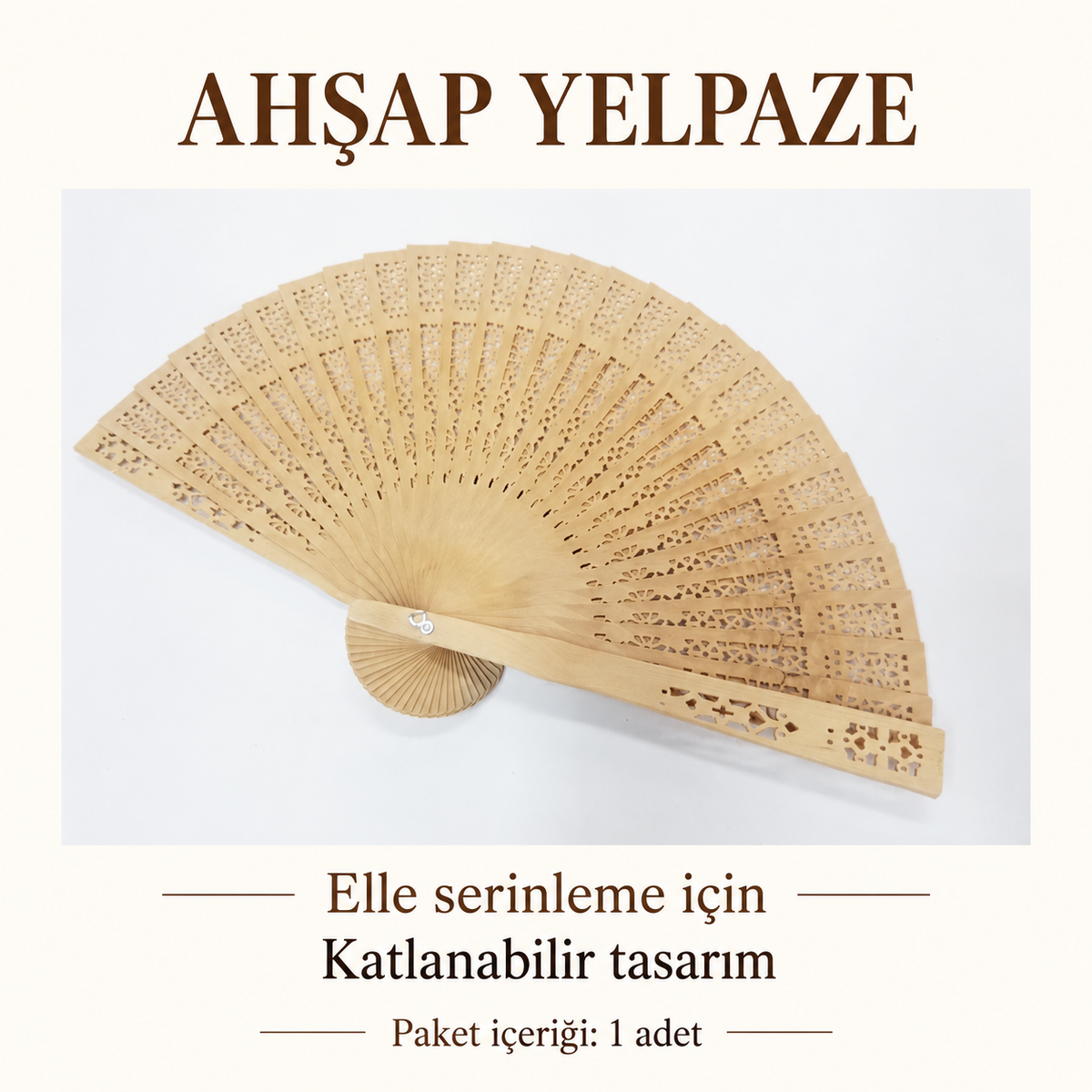 Ahşap Yelpaze - özellik ve kullanım bilgileri