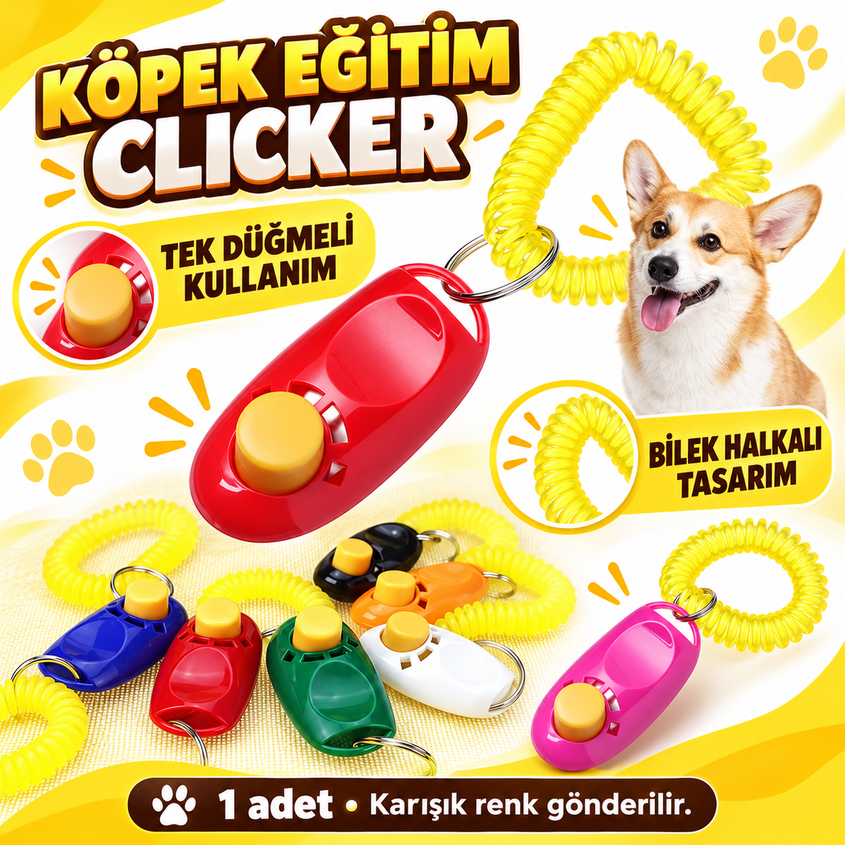 Köpek Eğıtımı Clıcker - özellik ve kullanım bilgileri