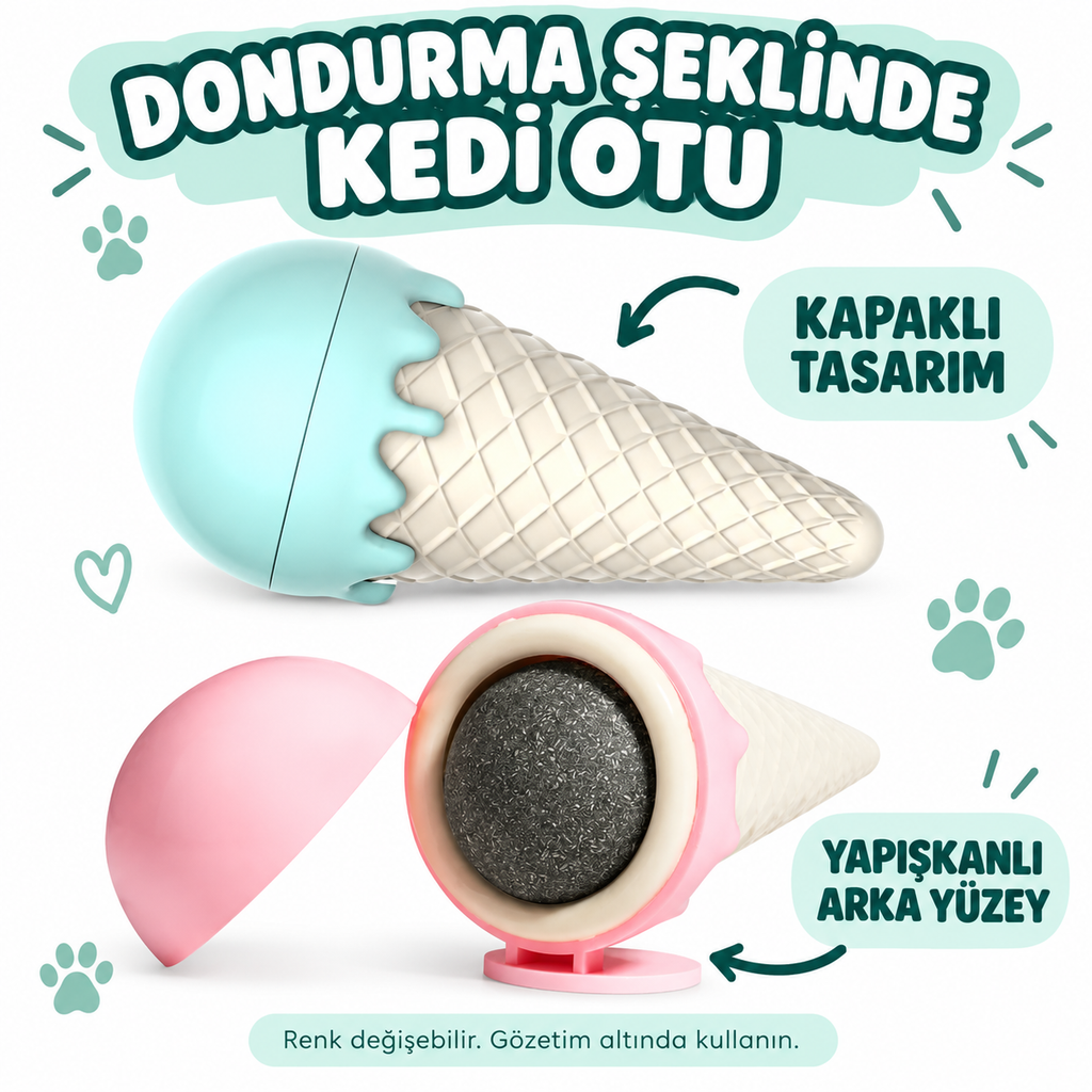 Dondurma Şeklinde Kedi Nanesi Kedi Otu - özellik ve kullanım bilgileri
