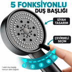 5 Fonksiyonlu Duş Başlığı - özellik ve kullanım bilgileri