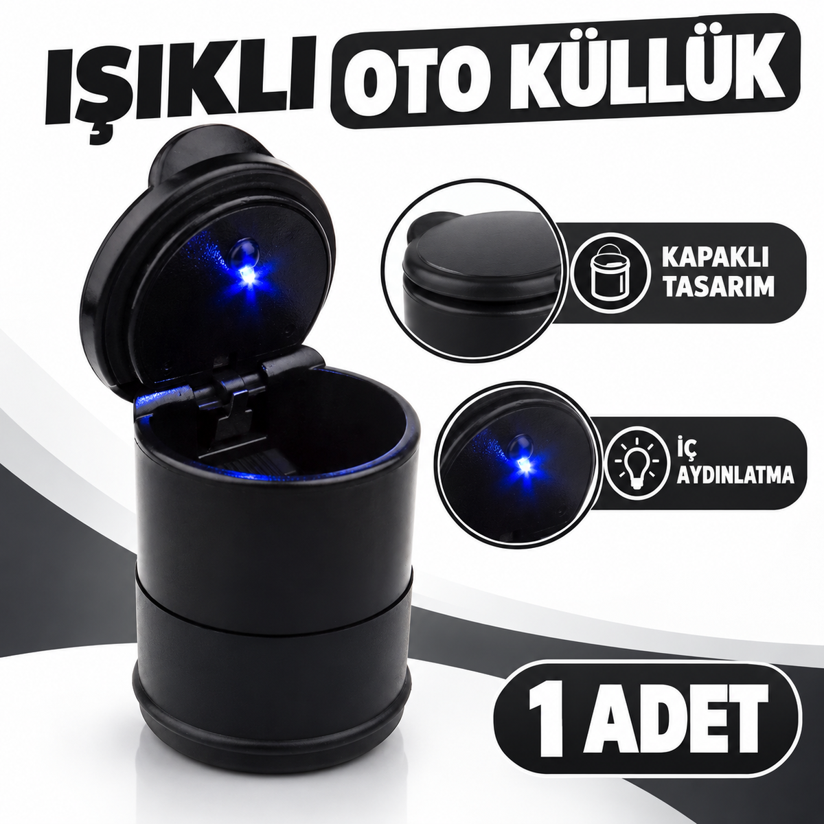 Işıklı Oto Küllük - özellik ve kullanım bilgileri