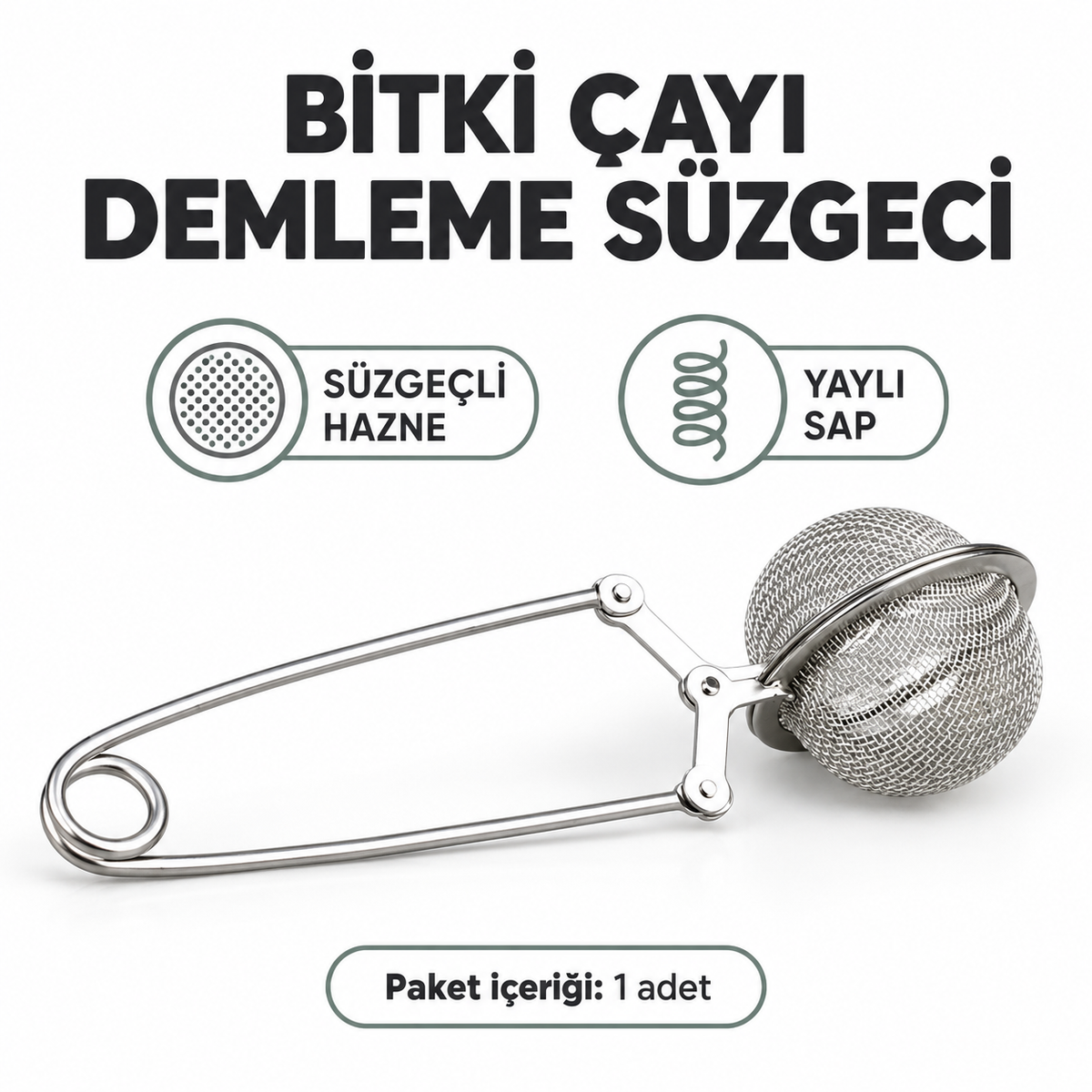 Bitki Çayı Demleme Süzgeci - özellik ve kullanım bilgileri