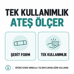 Tek Kullanımlık Ateş Ölçer - özellik ve kullanım bilgileri
