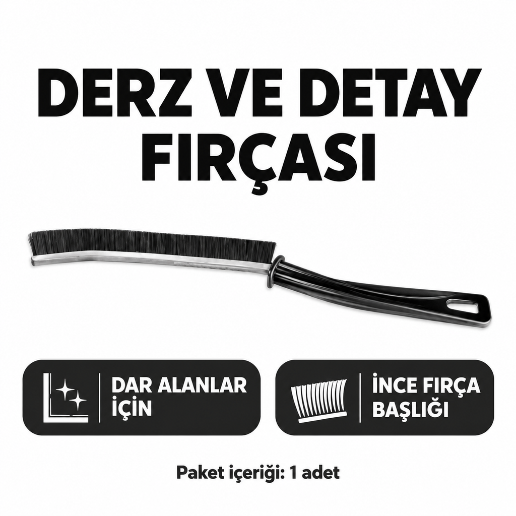 Derz Ve Detay Temizlik Fırçası - özellik ve kullanım bilgileri