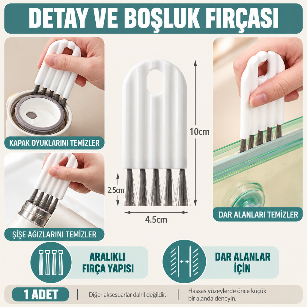 Detay Ve Boşluk Temizleme Fırçası - özellik ve kullanım bilgileri