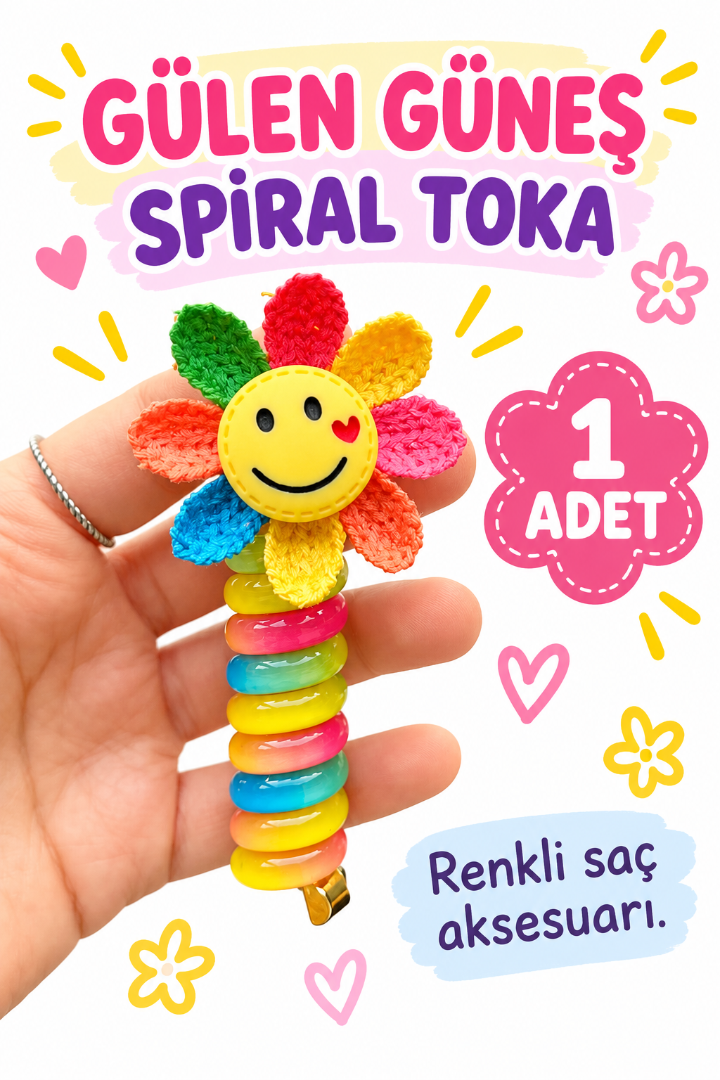 Gülen Güneş Spiral Toka - özellik ve kullanım bilgileri