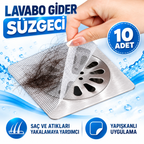Lavabo Gider Süzgeci 10 Adet - özellik ve kullanım bilgileri