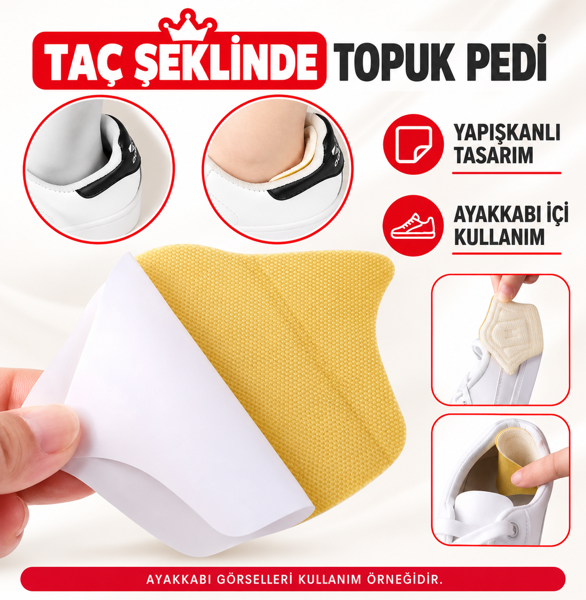 Taç Şeklinde Topuk Vurma Önleyici 5 mm. - özellik ve kullanım bilgileri