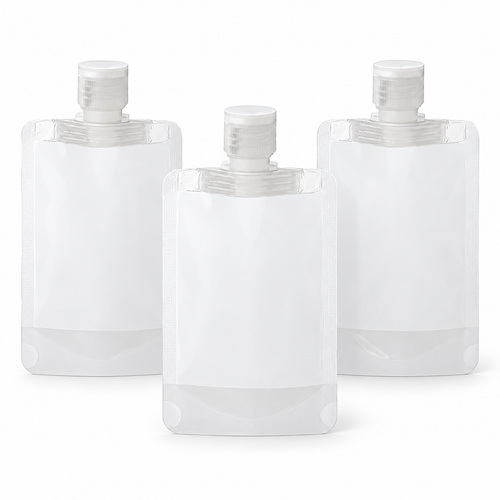 3 Adet 100ml Krem Şampuan Kabı Tekrar Kullanılabilir Set - ürün görünümü