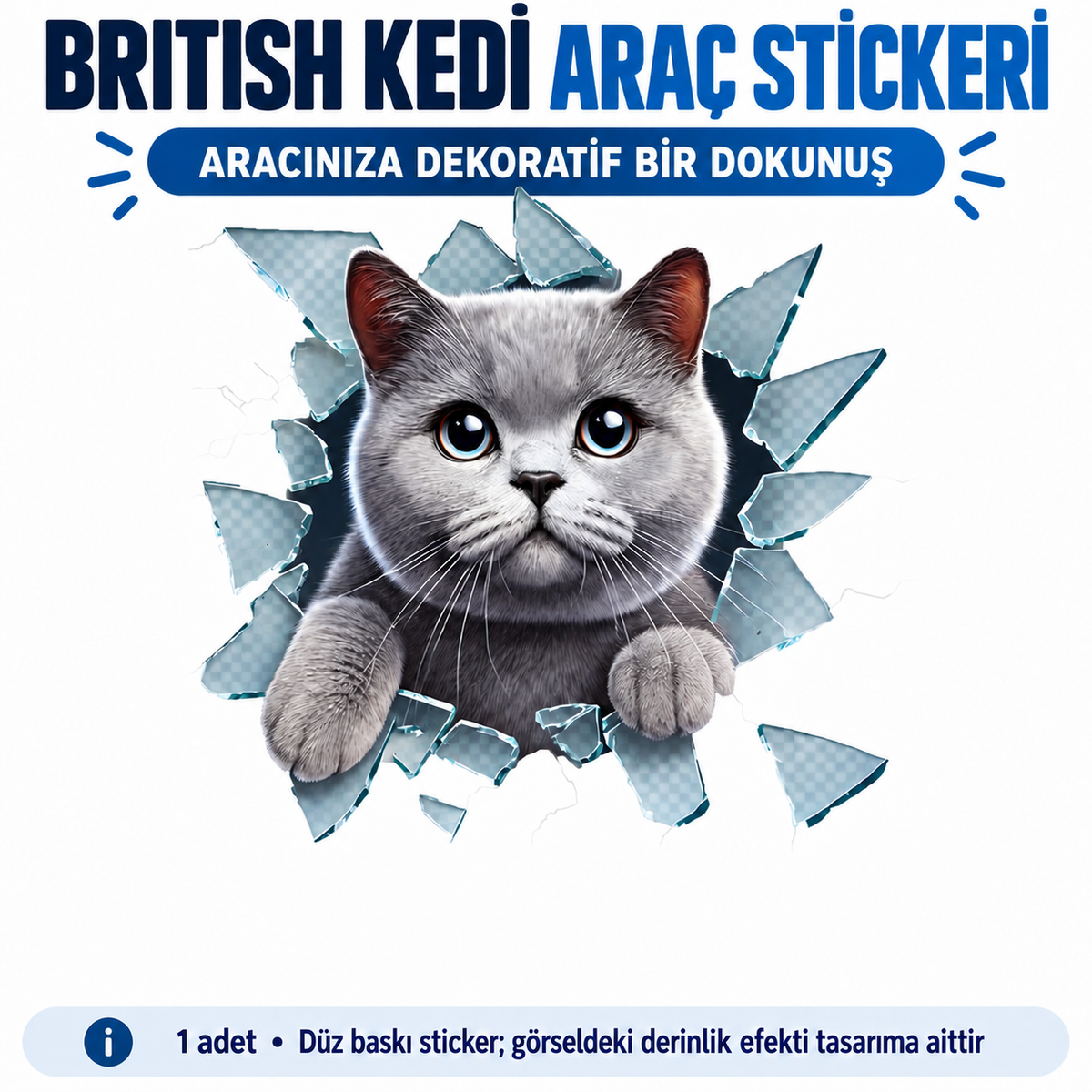 Fulcar British Araç Stickerı - özellik ve kullanım bilgileri