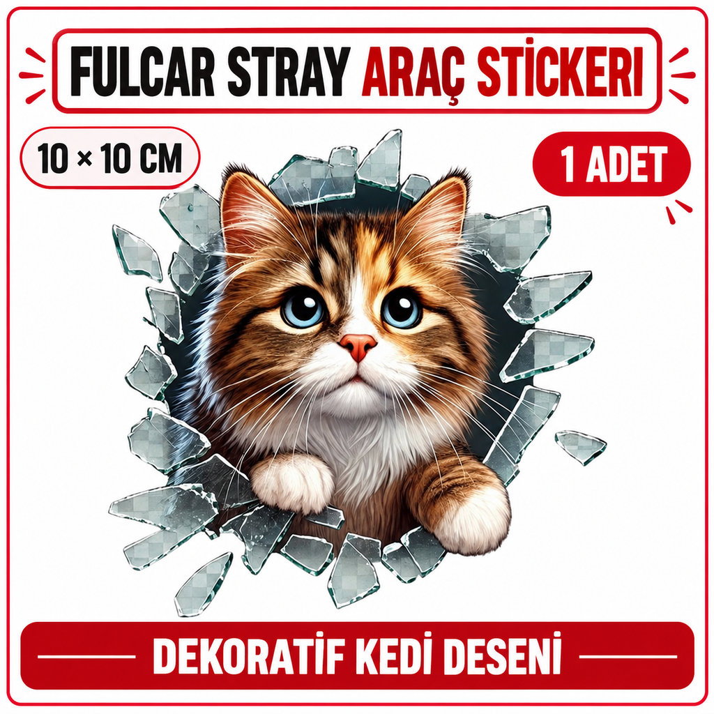Fulcar Stray Araç Stickerı - özellik ve kullanım bilgileri
