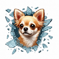 Fulcar Chiuahua Araç Stickerı - ürün görünümü