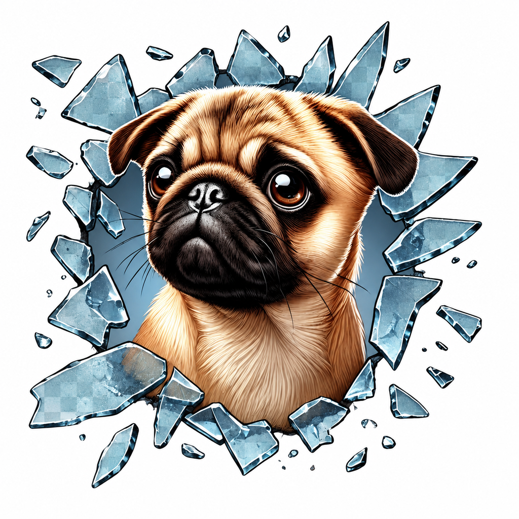 Fulcar French Bulldog Araç Stickerı - ürün görünümü