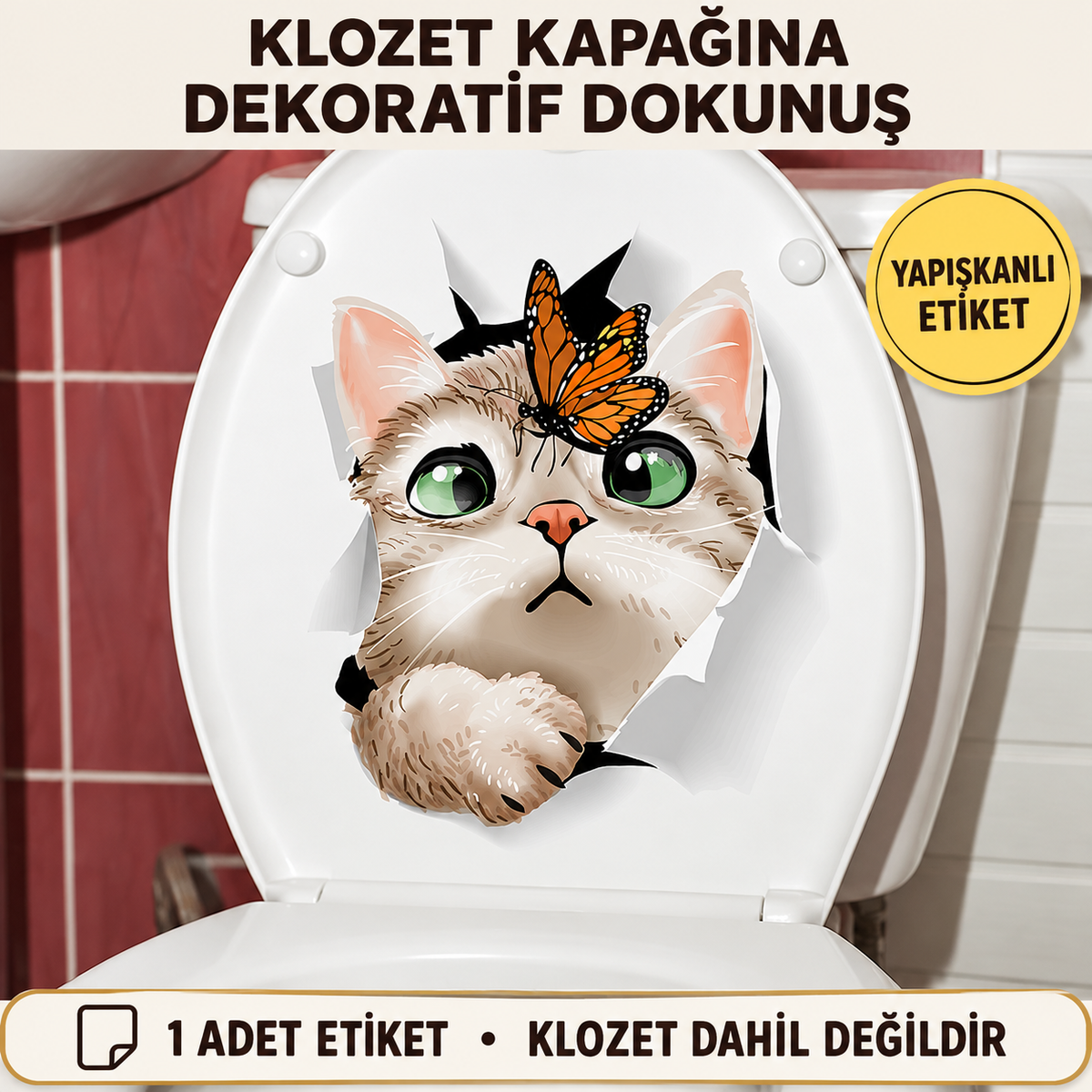 Decohandy Klozet Etiketi - özellik ve kullanım bilgileri
