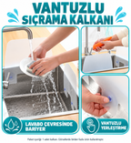 Vantuzlu Lavabo Sıçrama Kalkanı - özellik ve kullanım bilgileri