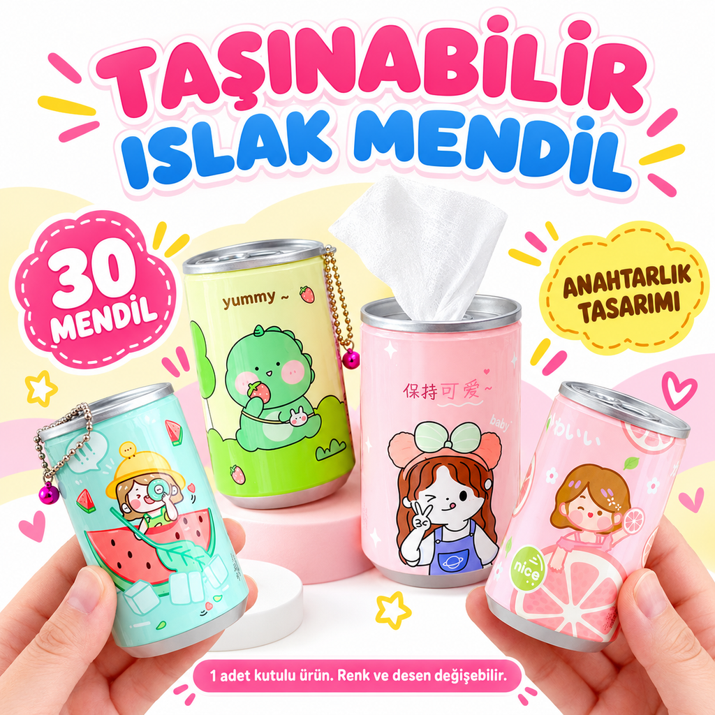 Taşınabilir Konserve Islak Mendil - özellik ve kullanım bilgileri