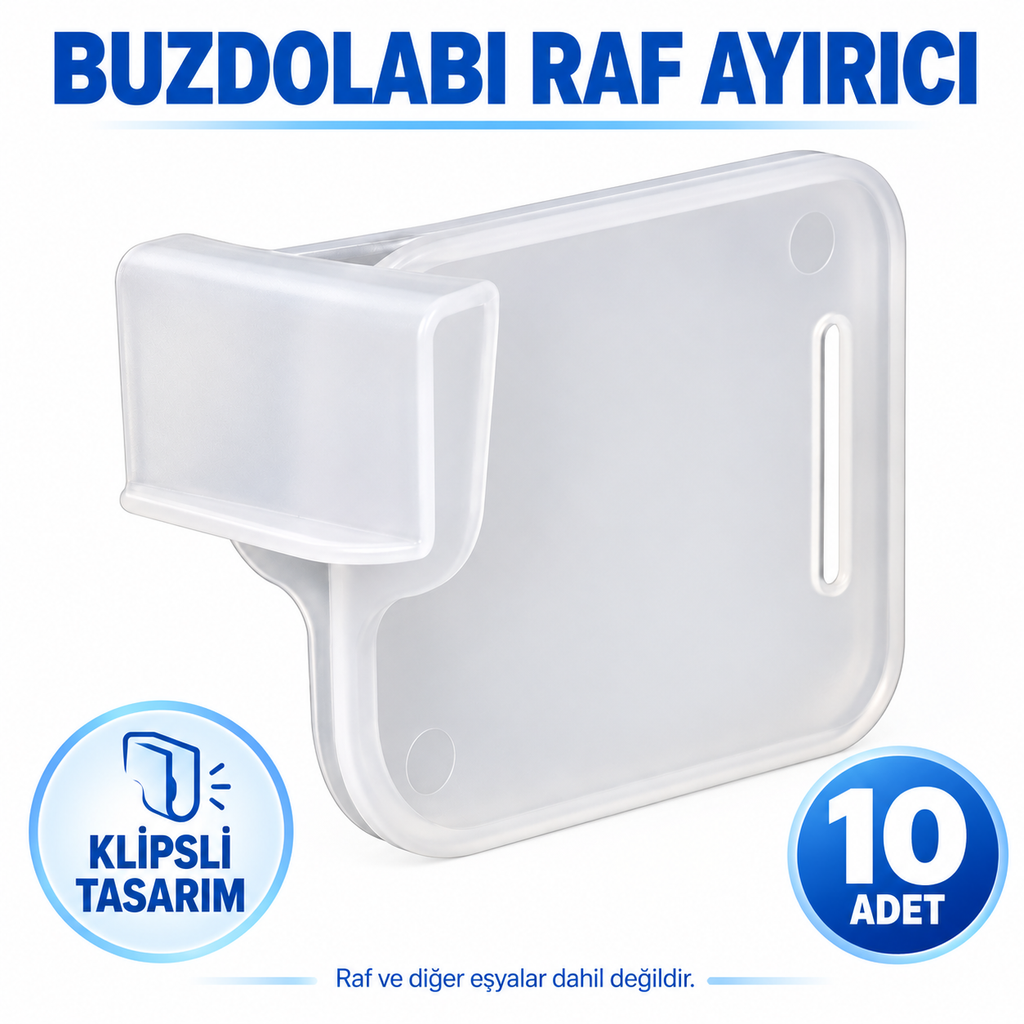 Çok Amaçlı Buzdolabı Raf Ayırıcı 10 Adet - özellik ve kullanım bilgileri