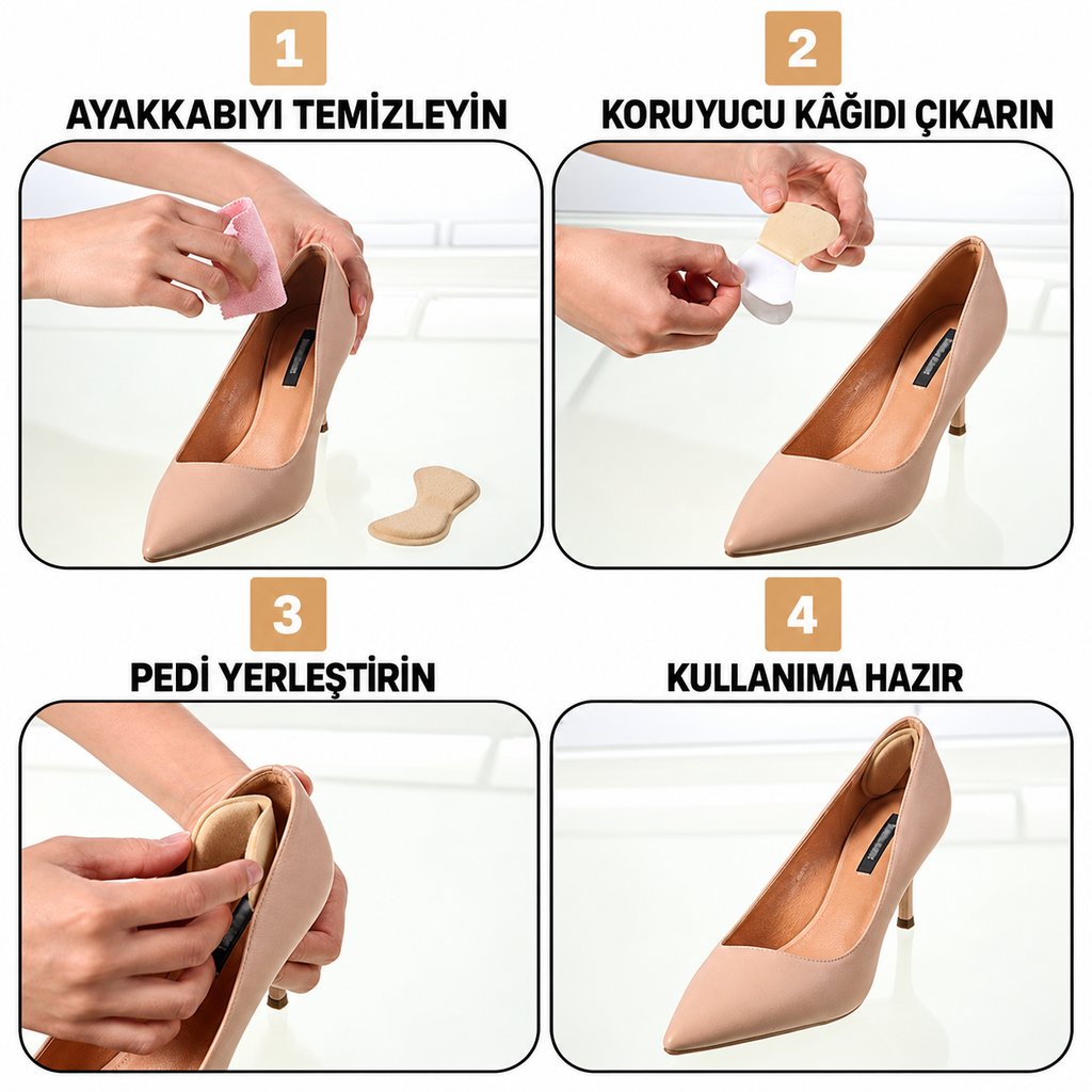 Ayakkabı Topuk Vurma Önleyici ve Daraltma Padi 5mm - ürün görünümü