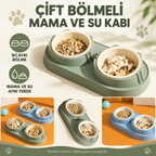 Mikopet Çift Bölmeli Mama ve Su Kabı - özellik ve kullanım bilgileri