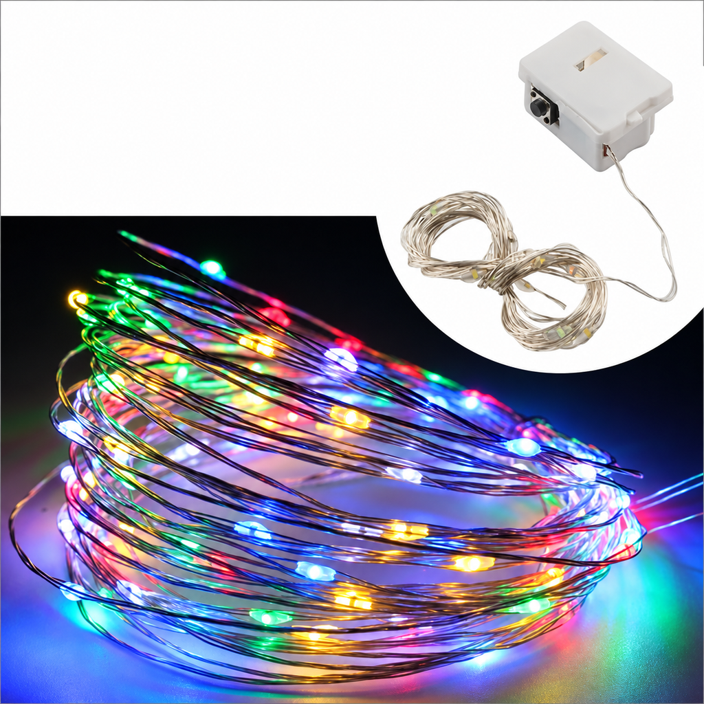 2m Pilli Peri Led RGB - ürün görünümü