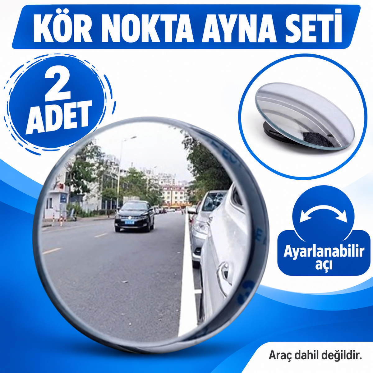 Çerçevesiz Ayarlanabilir Kör Nokta Ayna Seti - özellik ve kullanım bilgileri