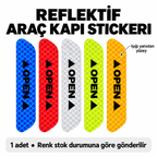 Reflektif Araç Kapı Stickerı - özellik ve kullanım bilgileri