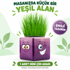 Çim Adam Mini Küp Emoji Figürlü 1 Adet - özellik ve kullanım bilgileri