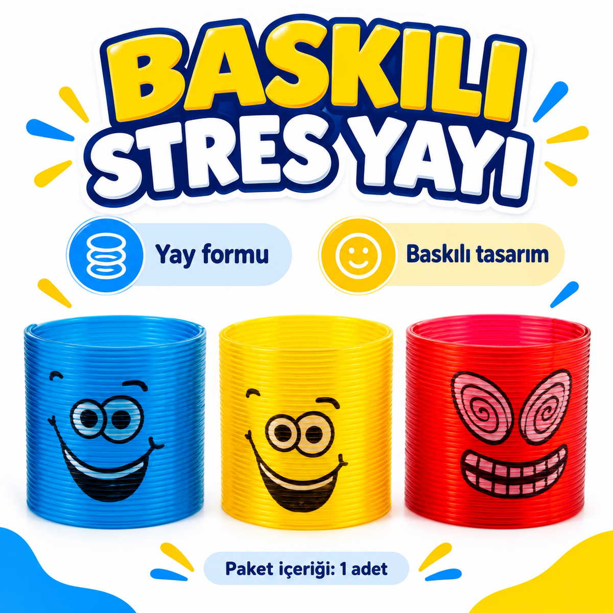 Baskılı Yay Oyuncak 1 Adet - özellik ve kullanım bilgileri