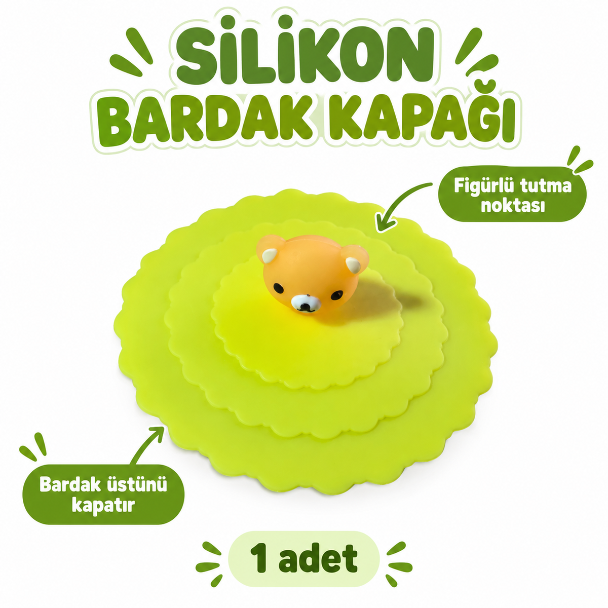 Silikon Bardak Kapağı - özellik ve kullanım bilgileri
