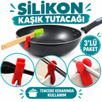 Silikon Tava Kaşık Tutacağı 3'lü Paket - özellik ve kullanım bilgileri