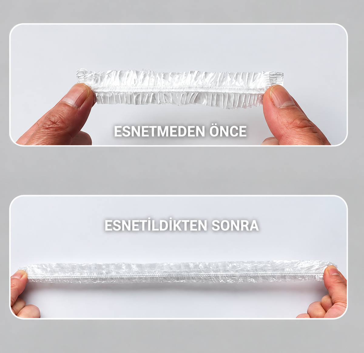 Lastikli Tencere Ve Tabak Bonesi 100 Adet (20cm) - ürün görünümü
