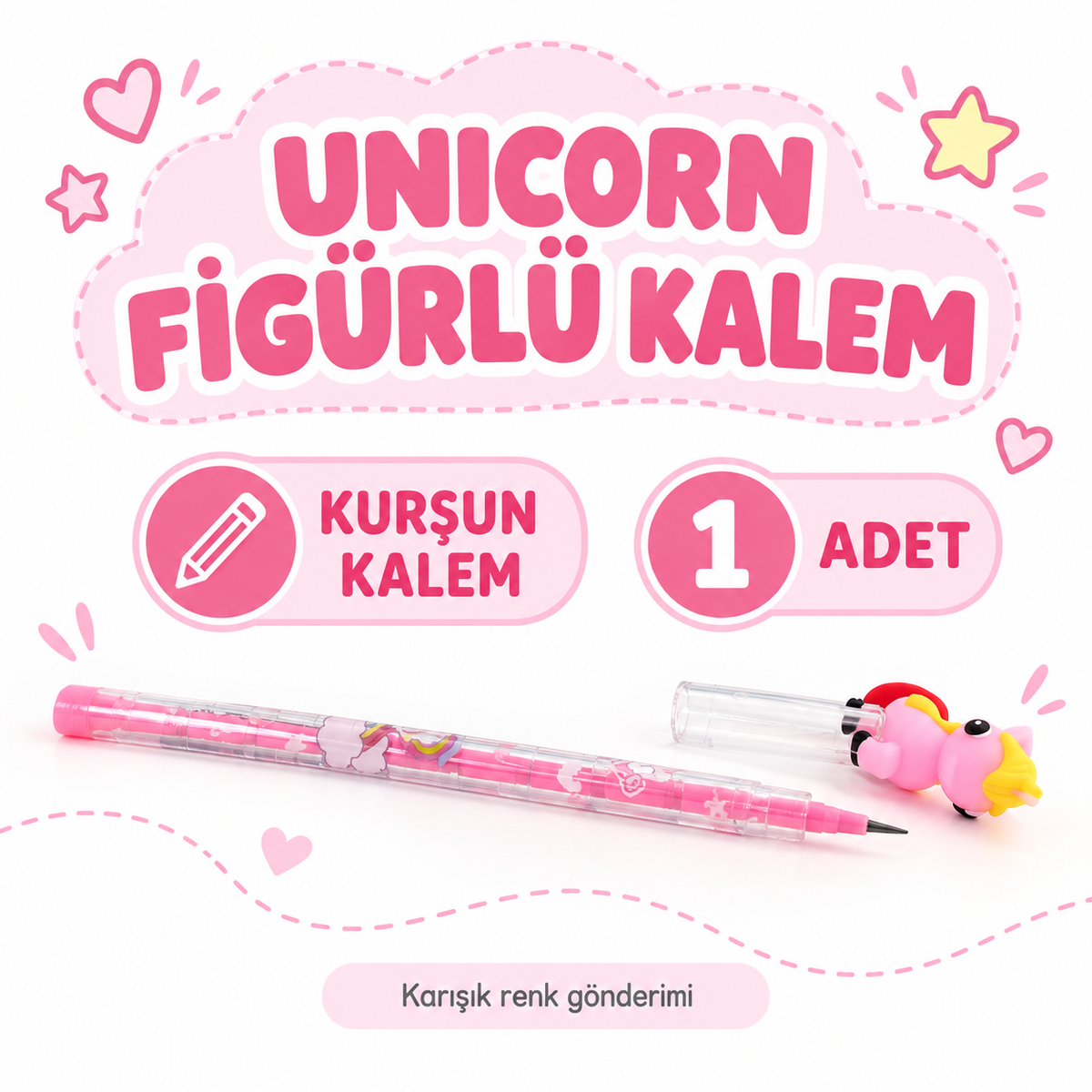 Unicorn Yumurtlayan Kalem - Kurşun Kalem - 1 Adet - özellik ve kullanım bilgileri