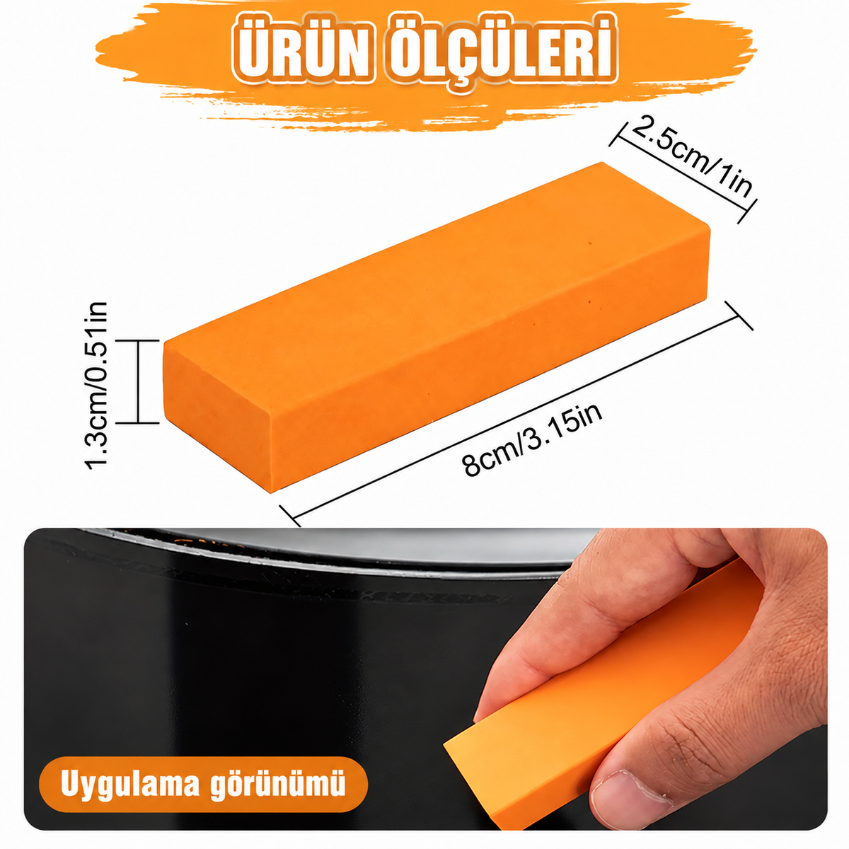Çok Amaçlı Parlatma Silgisi - ürün görünümü