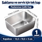 Paslanmaz Çelik Saklama Kabı - özellik ve kullanım bilgileri
