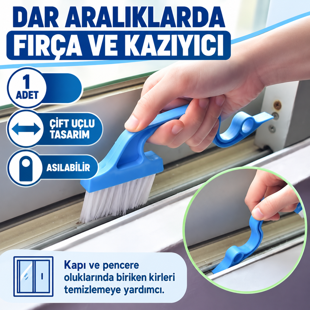 Kenar Temizleme Fırçası ve Kazıyıcı - özellik ve kullanım bilgileri