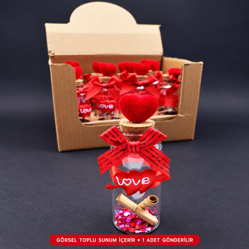 Love Kalpli Dilek Şişesi - ürün görünümü