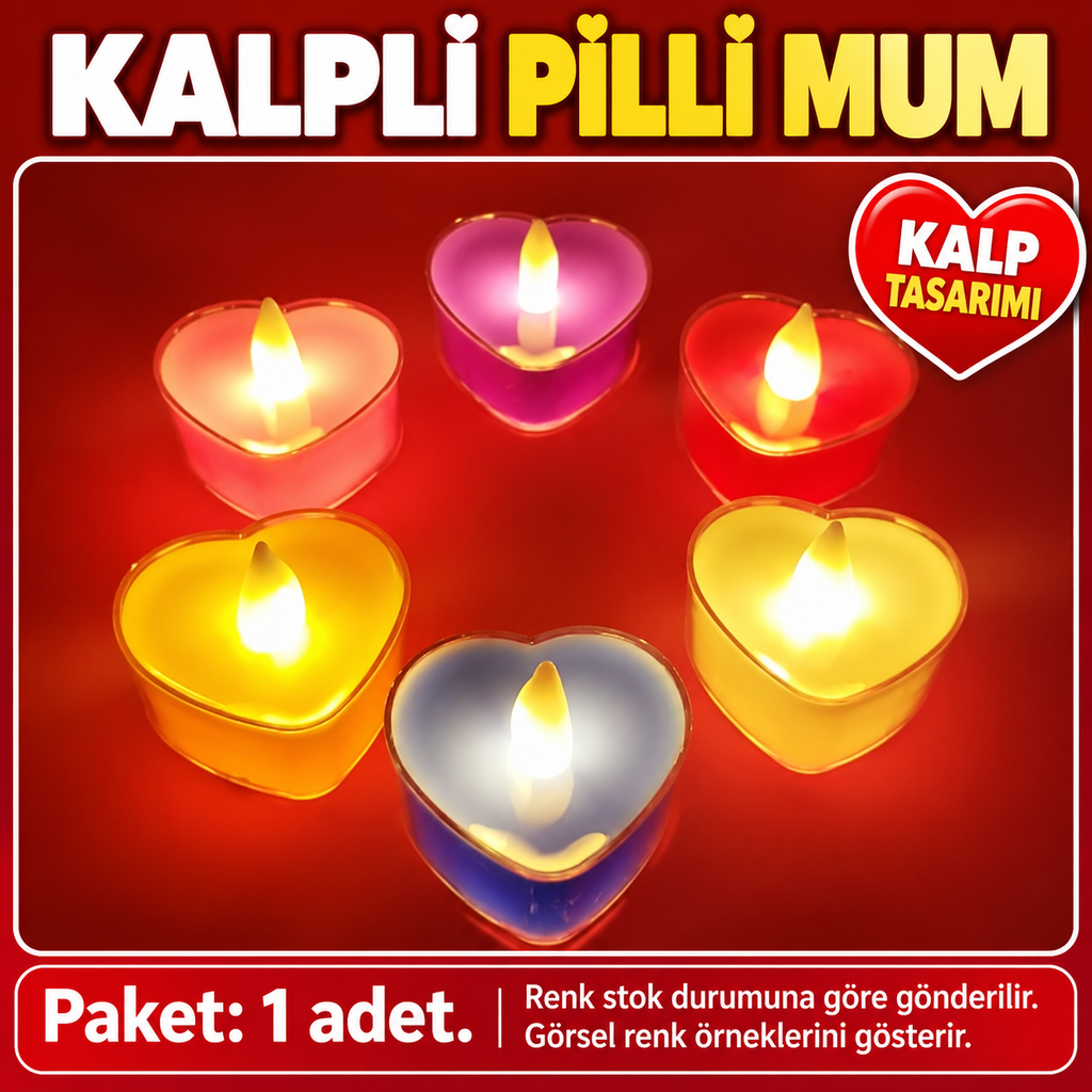 Kalpli Tealight Pilli Mum - özellik ve kullanım bilgileri