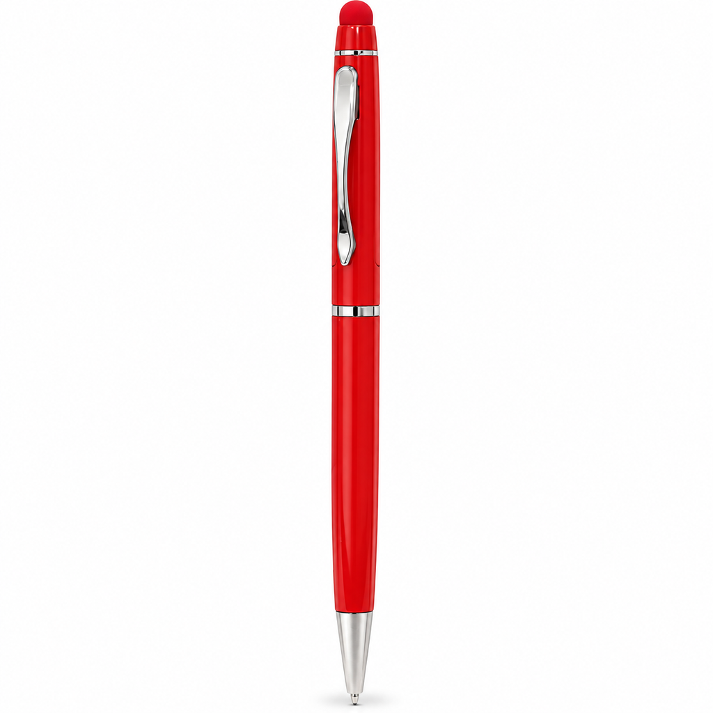 Kırmızı Touchpen Metal Kalem - ürün görünümü