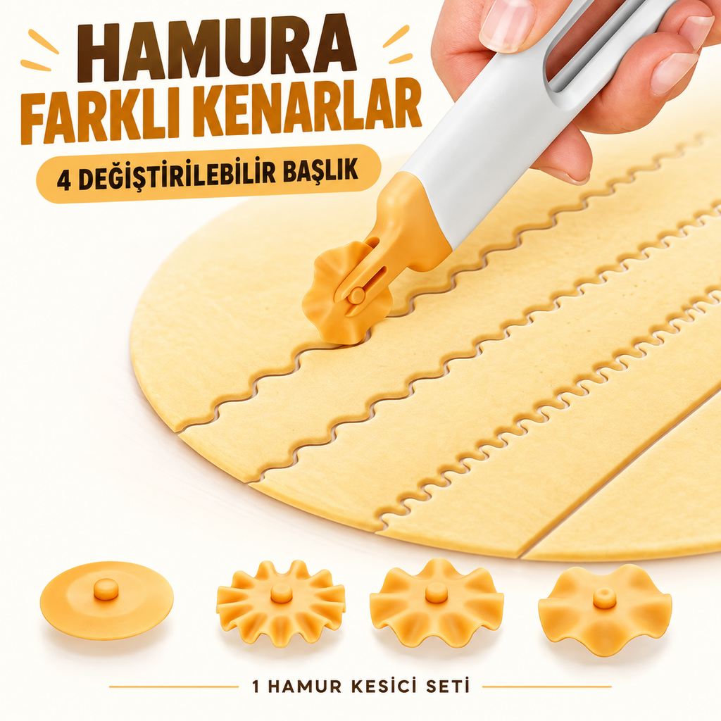 4 Başlıklı Hamur Kesici - özellik ve kullanım bilgileri