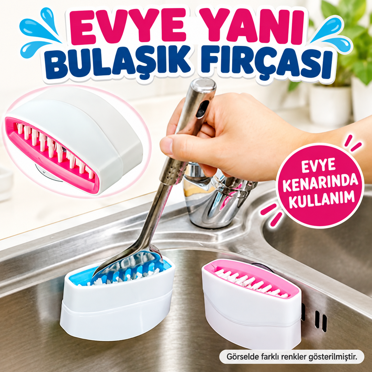 Evye Yanı Bulaşık Yıkama Fırçası - özellik ve kullanım bilgileri