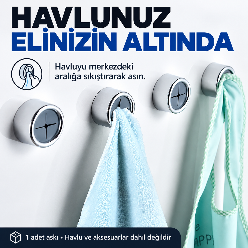 Pratik Tak-Çıkar Havlu Askısı - özellik ve kullanım bilgileri