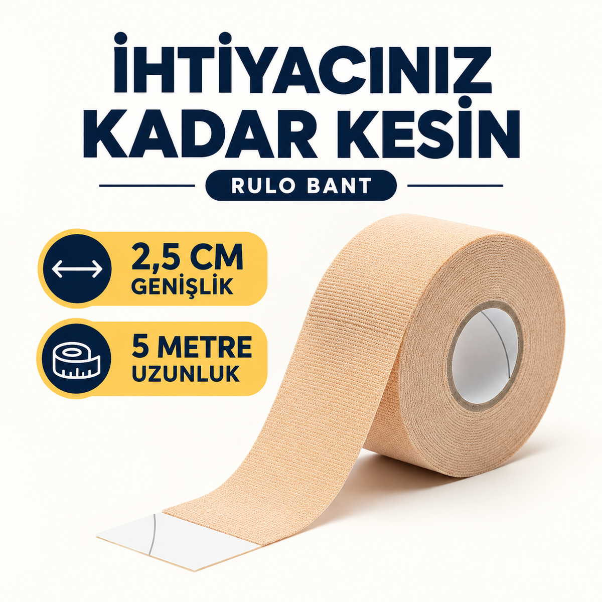Ayakkabı Vurma Önleyici Rulo Bant 2.5 cm X 5 m - özellik ve kullanım bilgileri