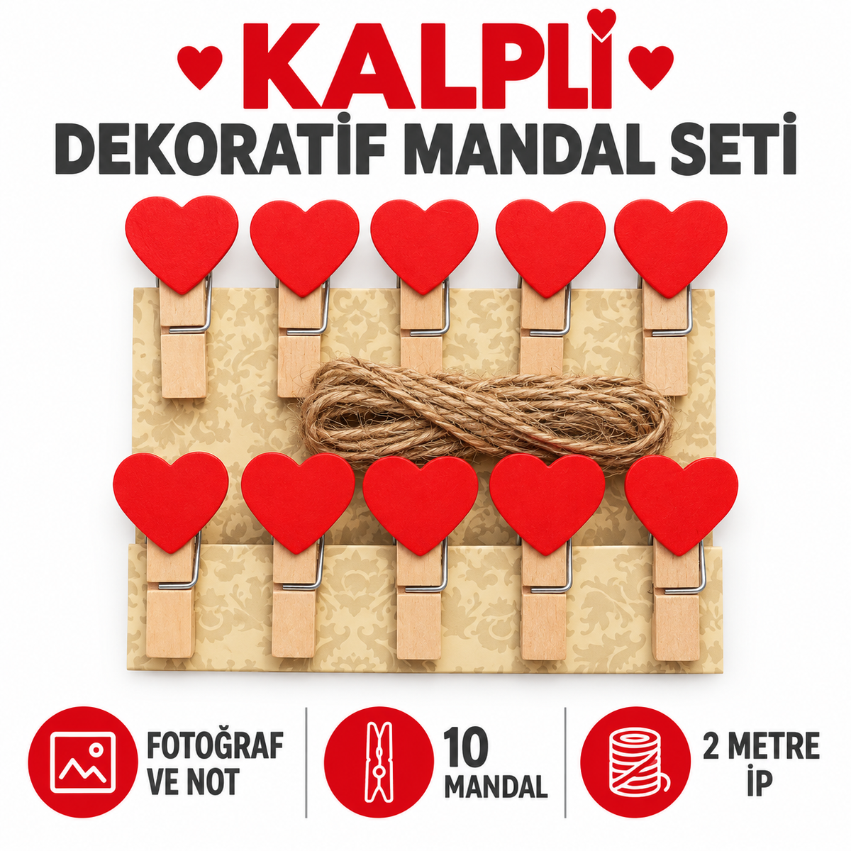 Kalpli Dekoratif Mandal Seti - özellik ve kullanım bilgileri