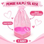 Pembe Kalpli Tül Kese - özellik ve kullanım bilgileri