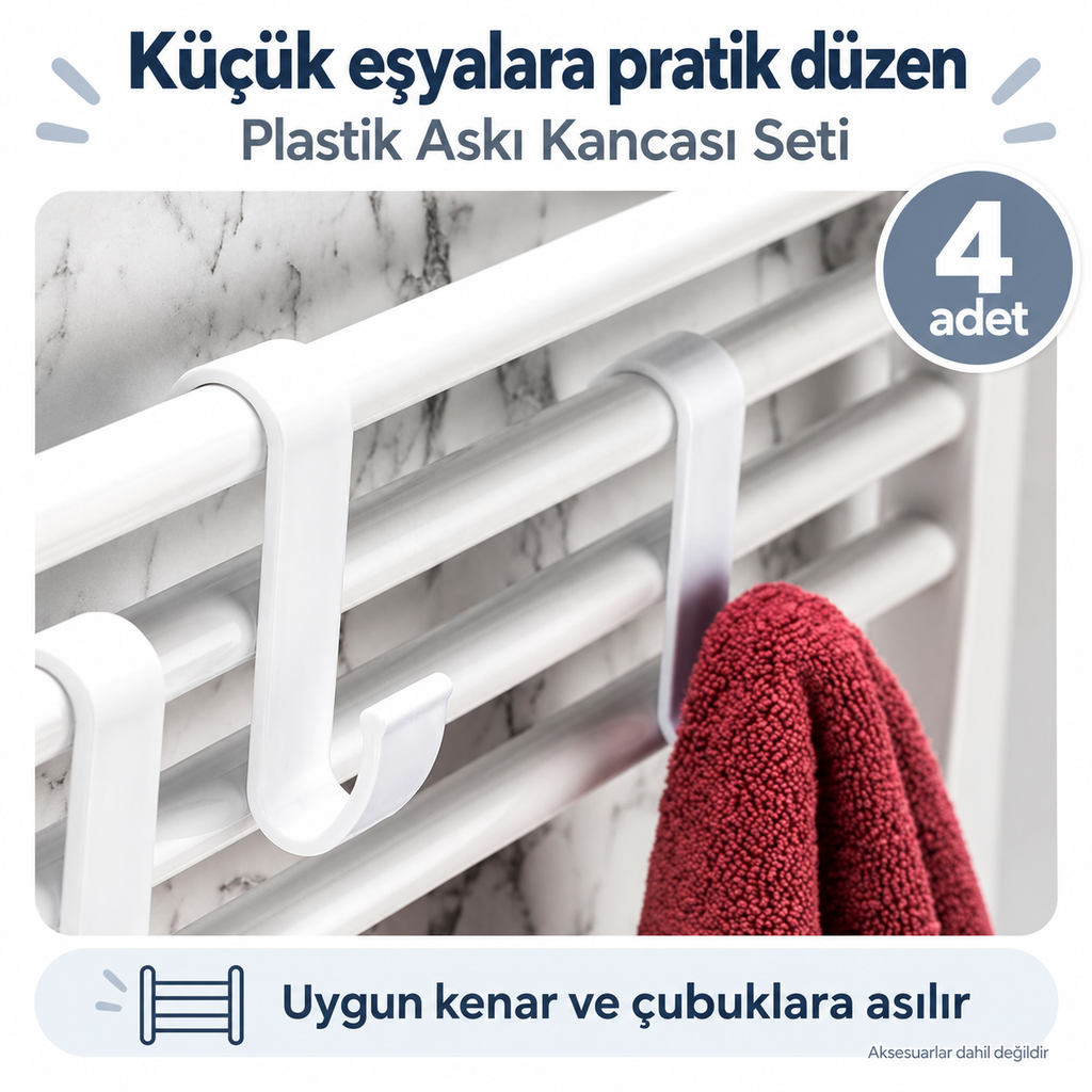 Kanca Askı Aparatı Seti 4'lü - özellik ve kullanım bilgileri